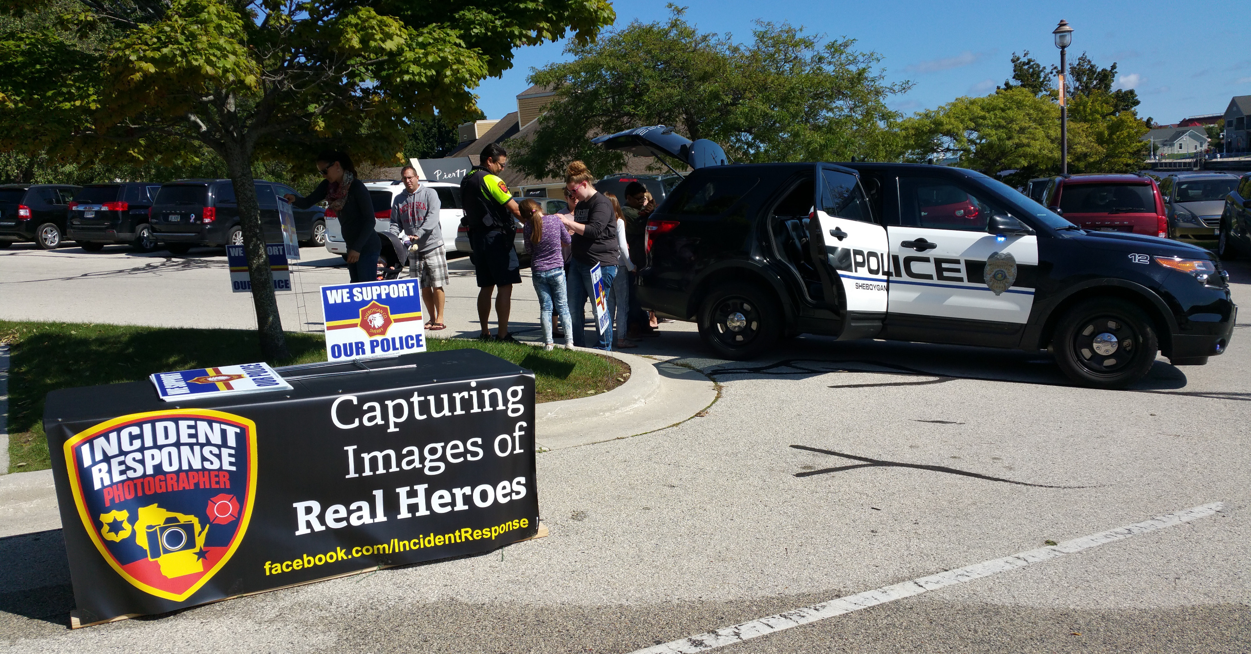 Incident Response Booth at Sheboygan's Harvest Fest in 2017