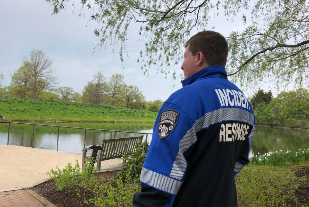 Asher Heimermann at the Chicago Botanic Garden